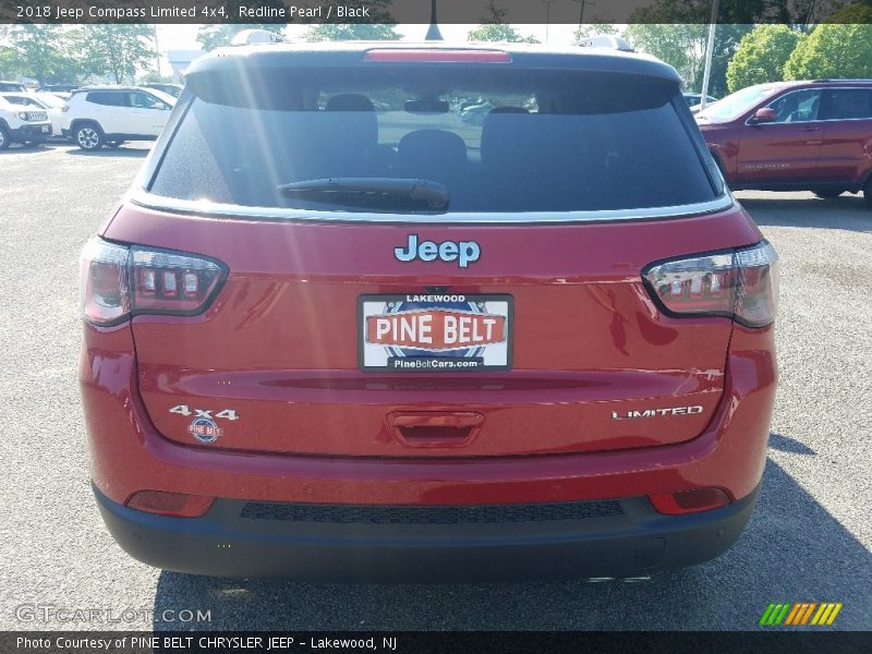 Redline Pearl / Black 2018 Jeep Compass Limited 4x4