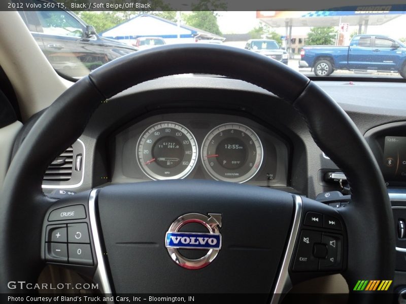 Black / Soft Beige/Off Black 2012 Volvo S60 T5