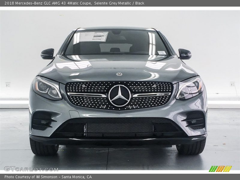 Selenite Grey Metallic / Black 2018 Mercedes-Benz GLC AMG 43 4Matic Coupe