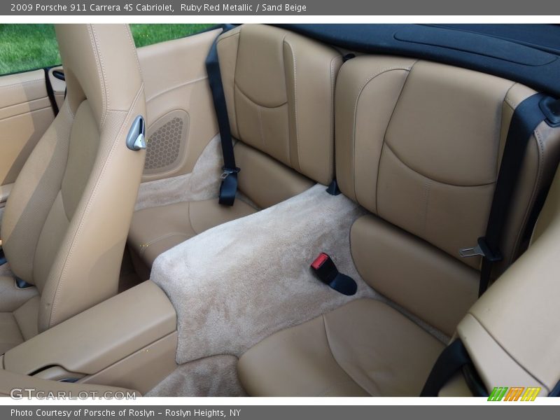 Ruby Red Metallic / Sand Beige 2009 Porsche 911 Carrera 4S Cabriolet