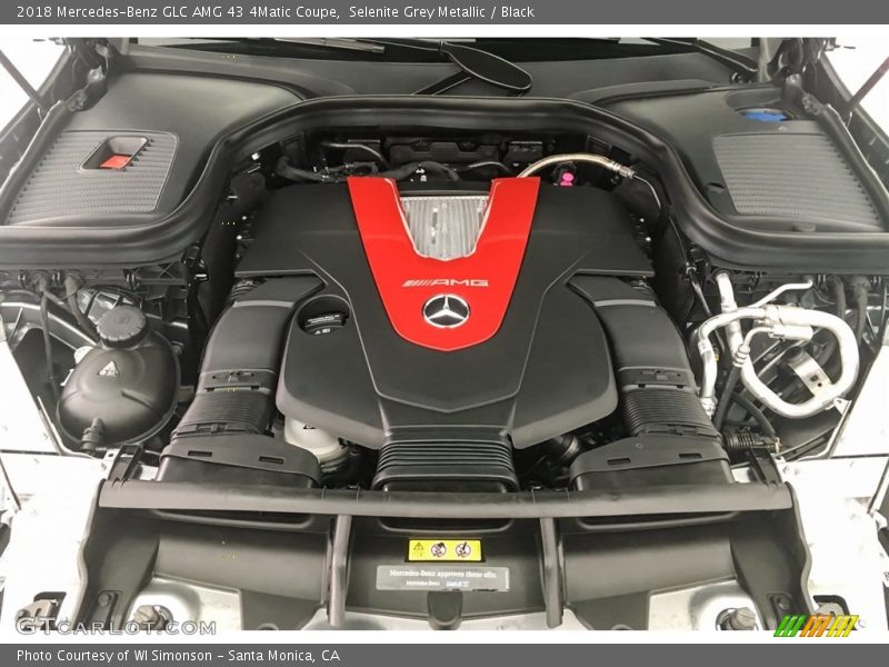  2018 GLC AMG 43 4Matic Coupe Engine - 3.0 Liter AMG biturbo DOHC 24-Valve VVT V6