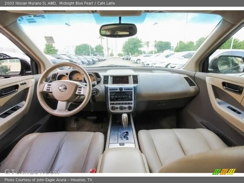 Midnight Blue Pearl / Cafe Latte 2003 Nissan Murano SL AWD
