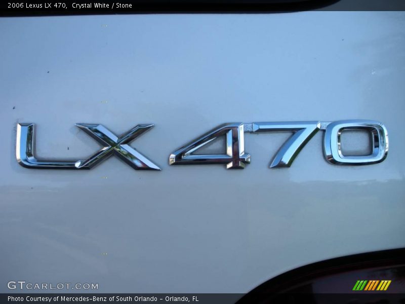 Crystal White / Stone 2006 Lexus LX 470