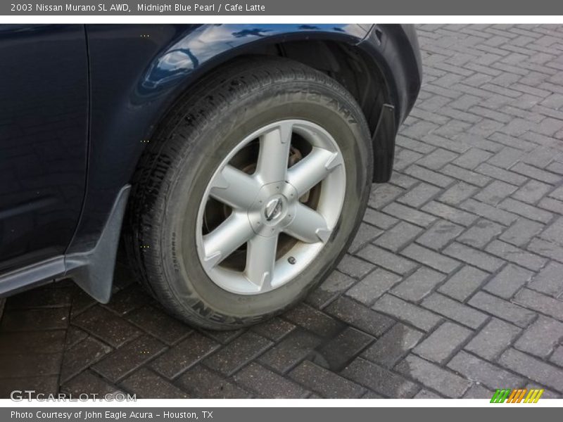 Midnight Blue Pearl / Cafe Latte 2003 Nissan Murano SL AWD