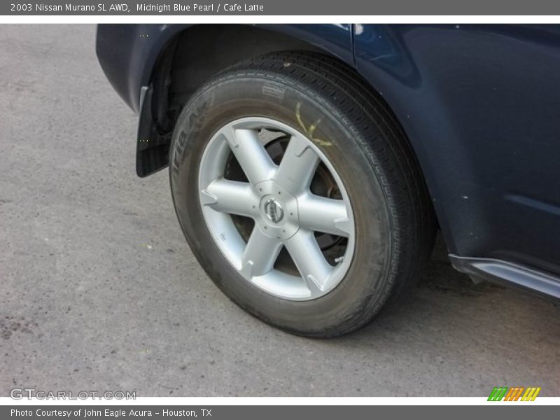 Midnight Blue Pearl / Cafe Latte 2003 Nissan Murano SL AWD