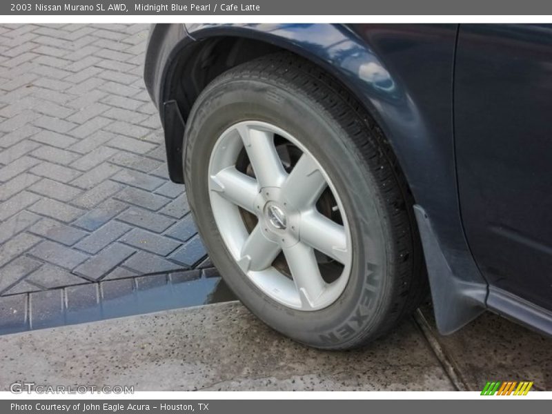 Midnight Blue Pearl / Cafe Latte 2003 Nissan Murano SL AWD