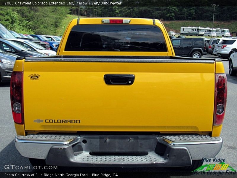 Yellow / Very Dark Pewter 2005 Chevrolet Colorado Extended Cab