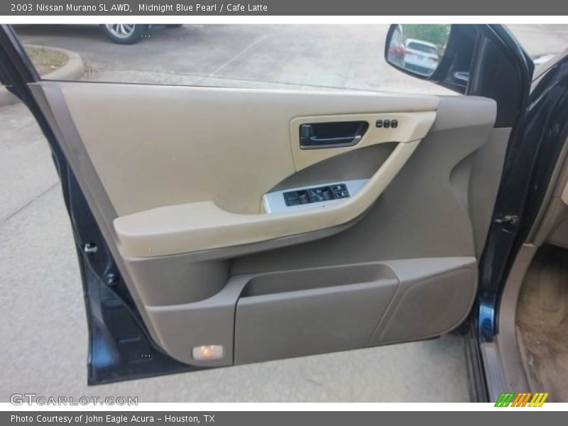 Midnight Blue Pearl / Cafe Latte 2003 Nissan Murano SL AWD