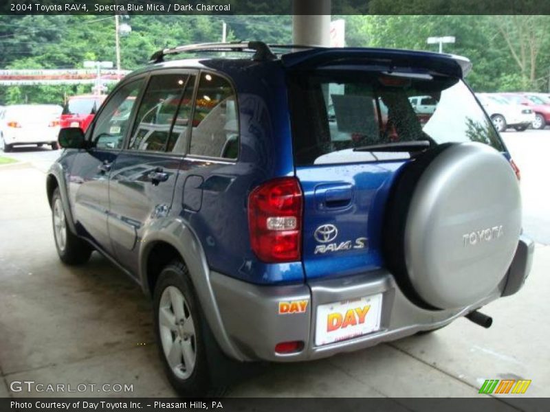 Spectra Blue Mica / Dark Charcoal 2004 Toyota RAV4