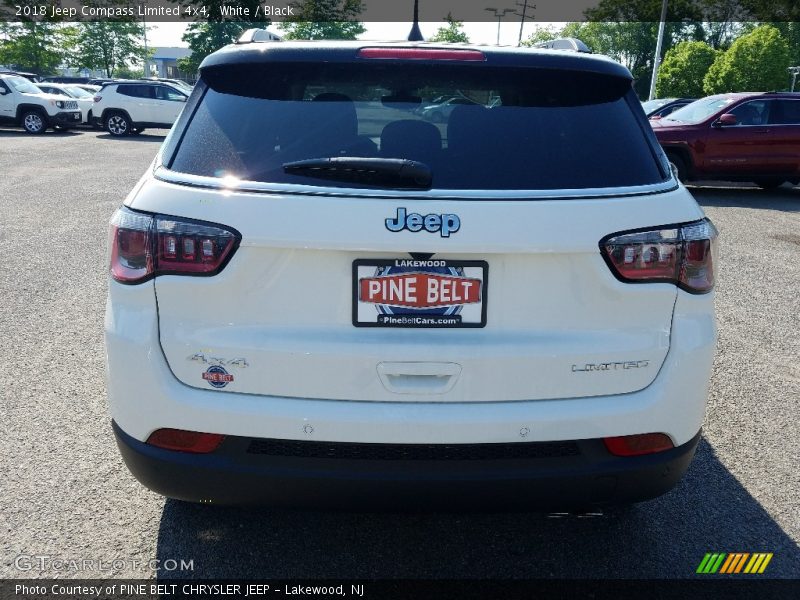 White / Black 2018 Jeep Compass Limited 4x4
