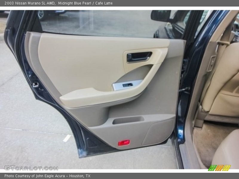 Midnight Blue Pearl / Cafe Latte 2003 Nissan Murano SL AWD