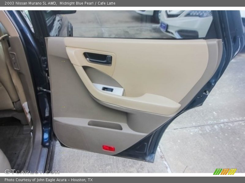 Midnight Blue Pearl / Cafe Latte 2003 Nissan Murano SL AWD