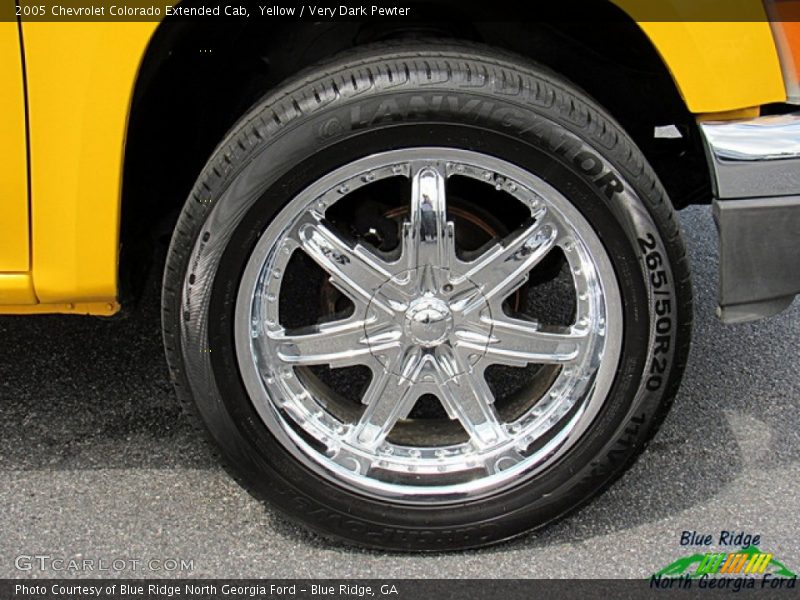 Yellow / Very Dark Pewter 2005 Chevrolet Colorado Extended Cab