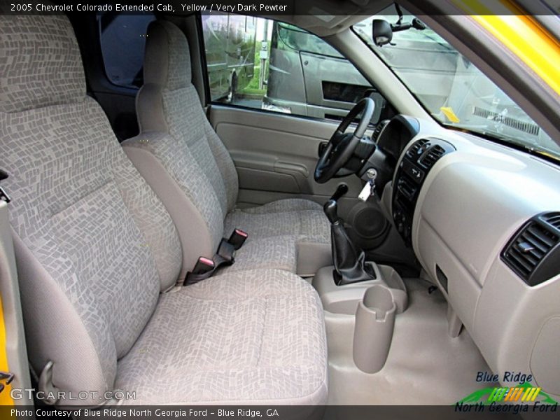 Yellow / Very Dark Pewter 2005 Chevrolet Colorado Extended Cab