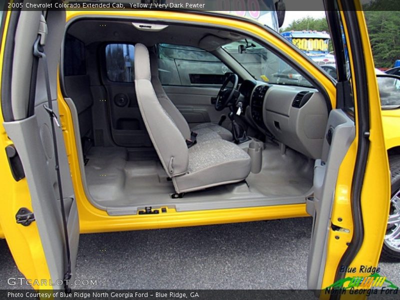 Yellow / Very Dark Pewter 2005 Chevrolet Colorado Extended Cab