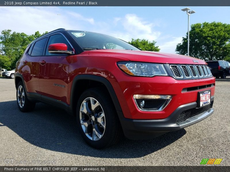 Redline Pearl / Black 2018 Jeep Compass Limited 4x4