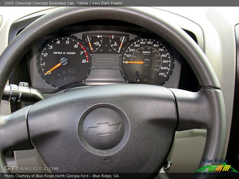 Yellow / Very Dark Pewter 2005 Chevrolet Colorado Extended Cab