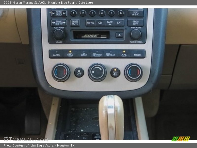 Midnight Blue Pearl / Cafe Latte 2003 Nissan Murano SL AWD