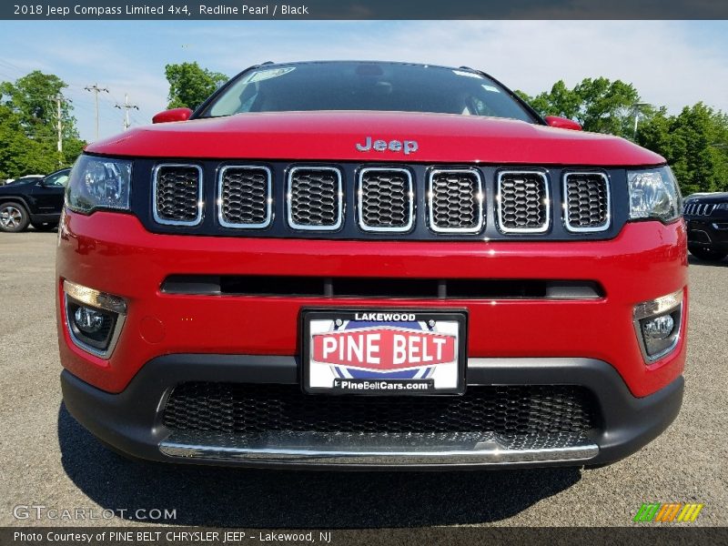 Redline Pearl / Black 2018 Jeep Compass Limited 4x4