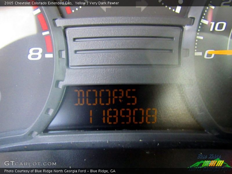 Yellow / Very Dark Pewter 2005 Chevrolet Colorado Extended Cab