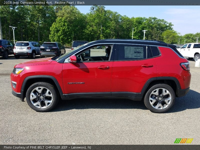 Redline Pearl / Black 2018 Jeep Compass Limited 4x4