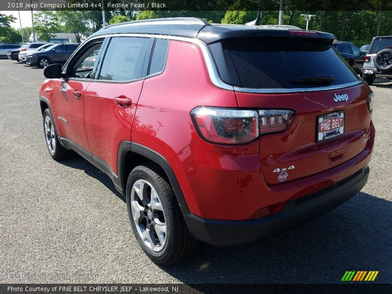 Redline Pearl / Black 2018 Jeep Compass Limited 4x4
