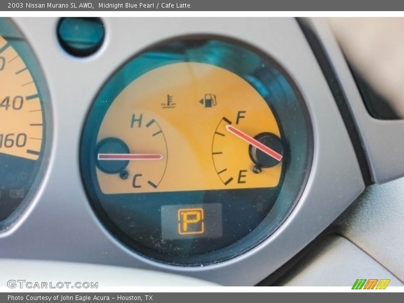 Midnight Blue Pearl / Cafe Latte 2003 Nissan Murano SL AWD