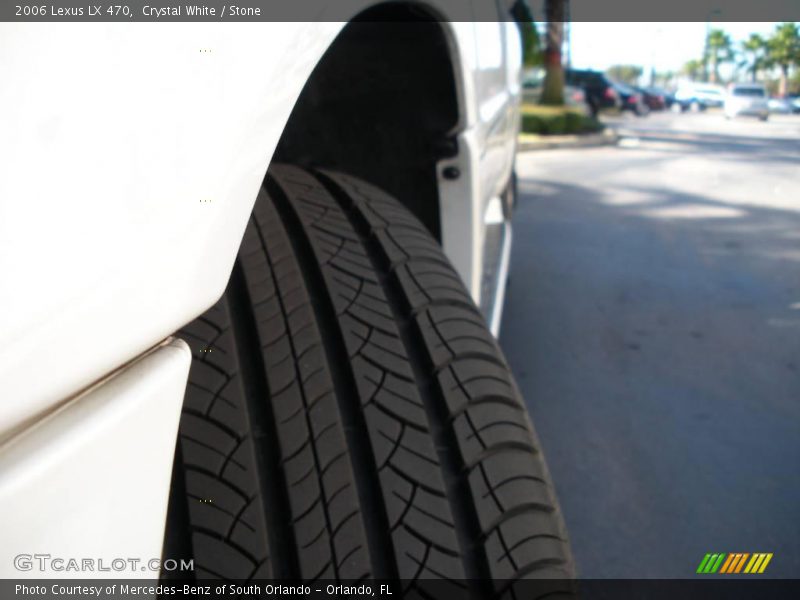 Crystal White / Stone 2006 Lexus LX 470