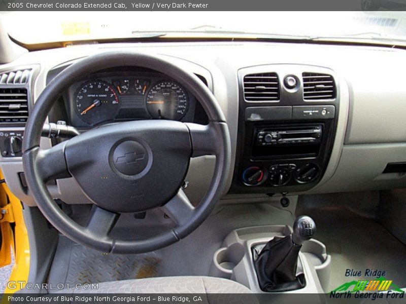 Yellow / Very Dark Pewter 2005 Chevrolet Colorado Extended Cab
