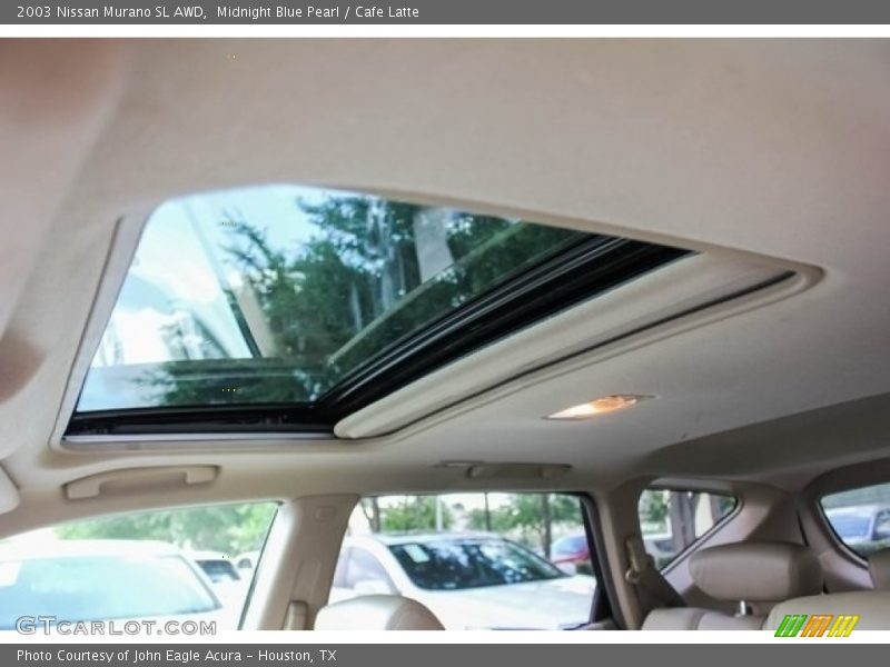 Midnight Blue Pearl / Cafe Latte 2003 Nissan Murano SL AWD