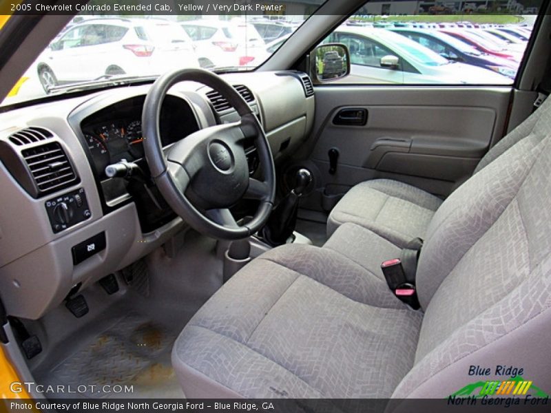 Yellow / Very Dark Pewter 2005 Chevrolet Colorado Extended Cab