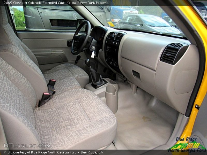 Yellow / Very Dark Pewter 2005 Chevrolet Colorado Extended Cab