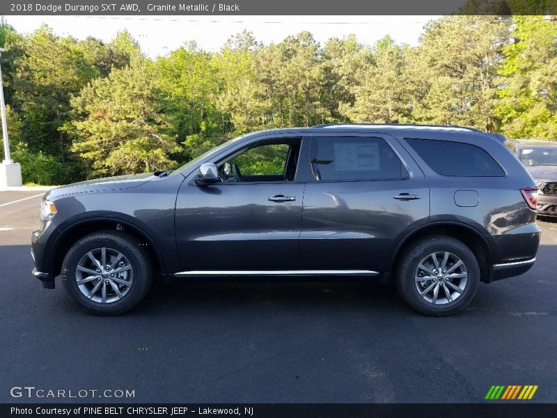 Granite Metallic / Black 2018 Dodge Durango SXT AWD