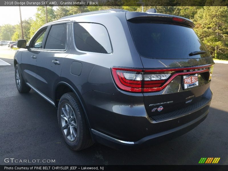 Granite Metallic / Black 2018 Dodge Durango SXT AWD