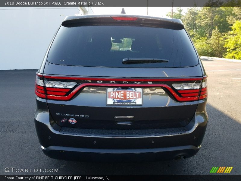 Granite Metallic / Black 2018 Dodge Durango SXT AWD