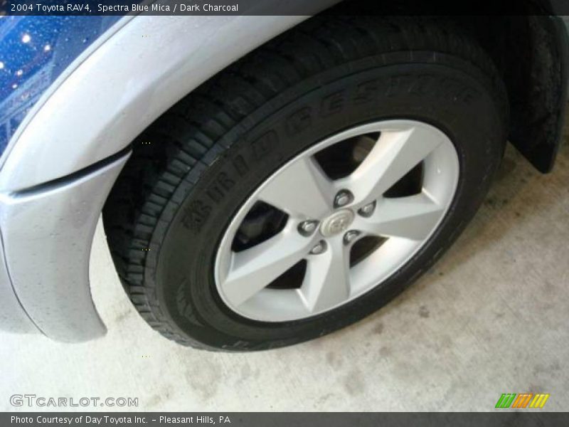 Spectra Blue Mica / Dark Charcoal 2004 Toyota RAV4