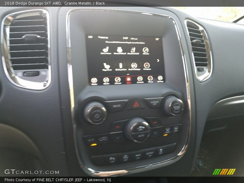 Granite Metallic / Black 2018 Dodge Durango SXT AWD