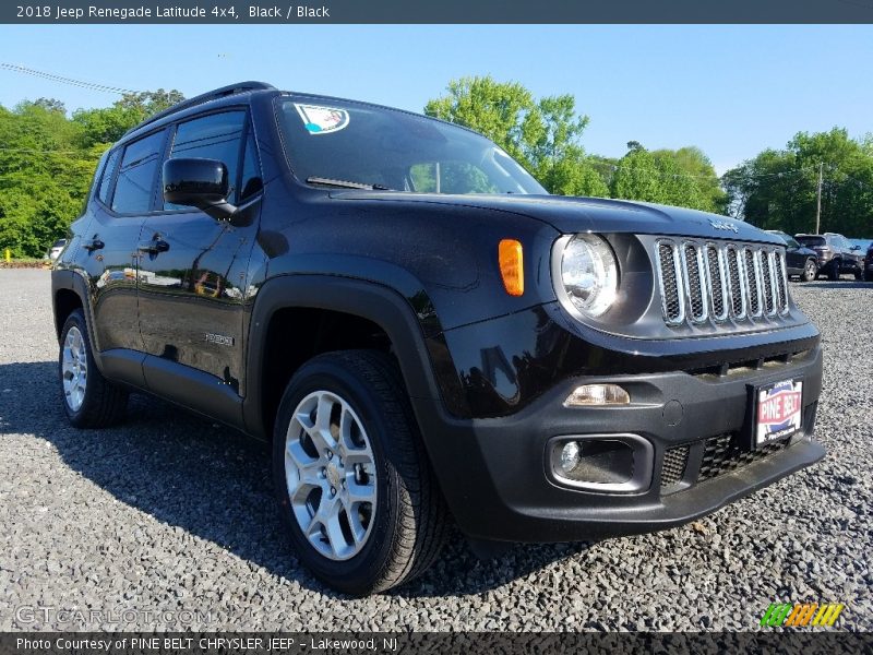 Black / Black 2018 Jeep Renegade Latitude 4x4