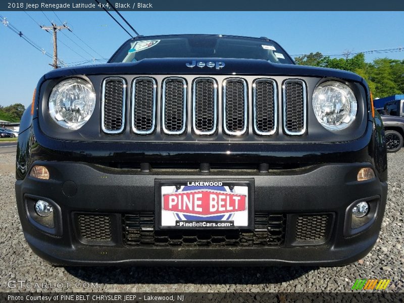 Black / Black 2018 Jeep Renegade Latitude 4x4