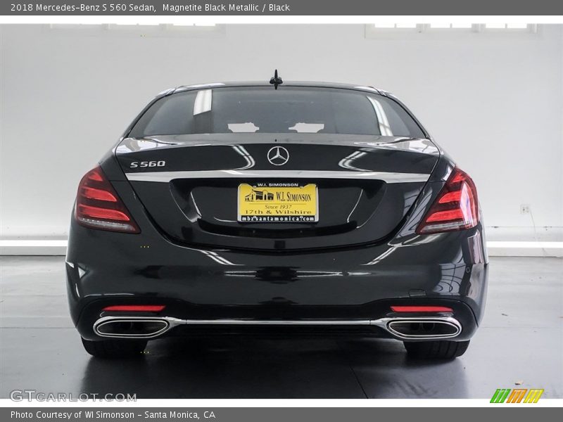 Magnetite Black Metallic / Black 2018 Mercedes-Benz S 560 Sedan