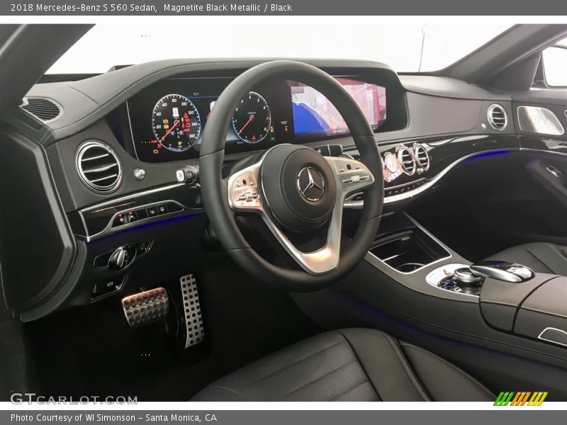 Magnetite Black Metallic / Black 2018 Mercedes-Benz S 560 Sedan
