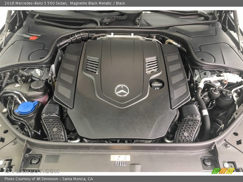 Magnetite Black Metallic / Black 2018 Mercedes-Benz S 560 Sedan