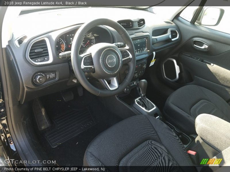 Black / Black 2018 Jeep Renegade Latitude 4x4