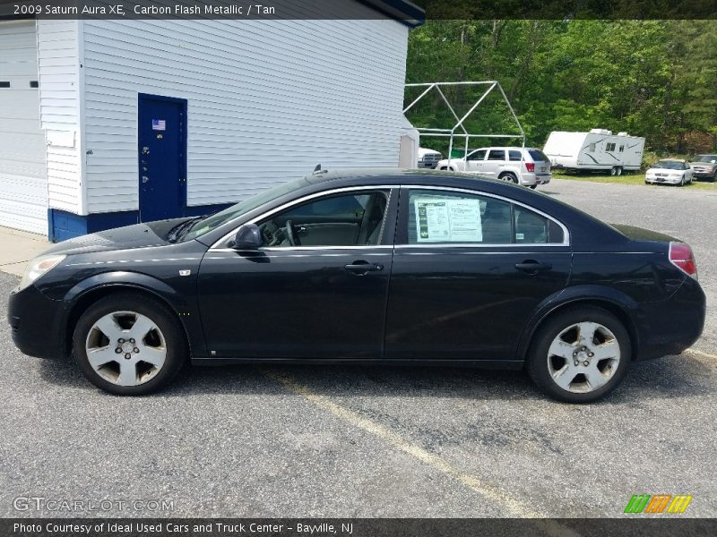 Carbon Flash Metallic / Tan 2009 Saturn Aura XE