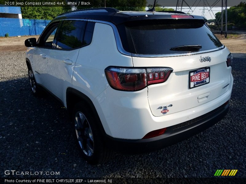 White / Black 2018 Jeep Compass Limited 4x4
