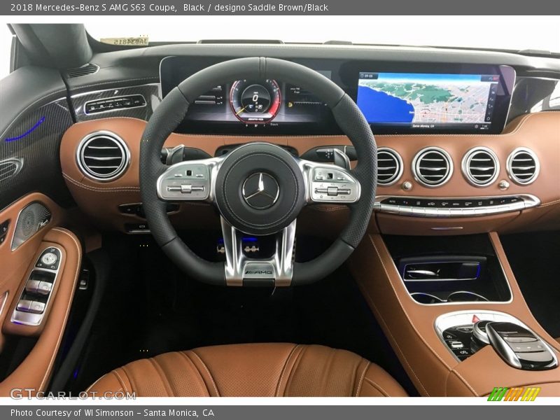 Dashboard of 2018 S AMG S63 Coupe