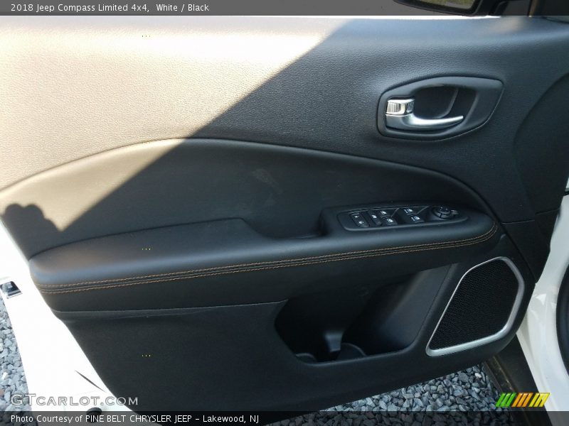 White / Black 2018 Jeep Compass Limited 4x4