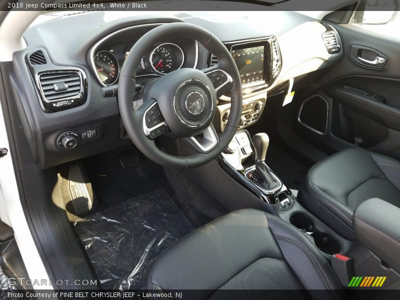 White / Black 2018 Jeep Compass Limited 4x4