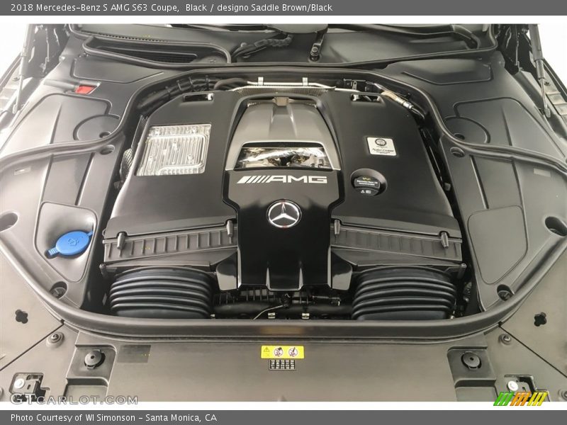  2018 S AMG S63 Coupe Engine - 4.0 Liter biturbo DOHC 32-Valve VVT V8