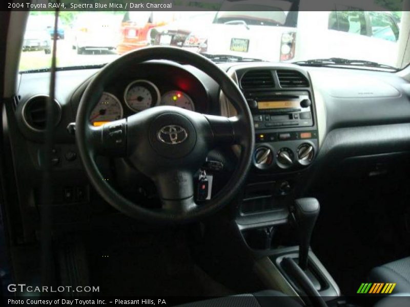 Spectra Blue Mica / Dark Charcoal 2004 Toyota RAV4